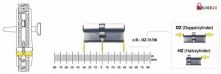 WILKA 1400 Doppelzylinder 60/60